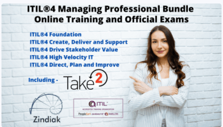 ITIL® 4 Managing Professional Ultimate Bundle with Take2